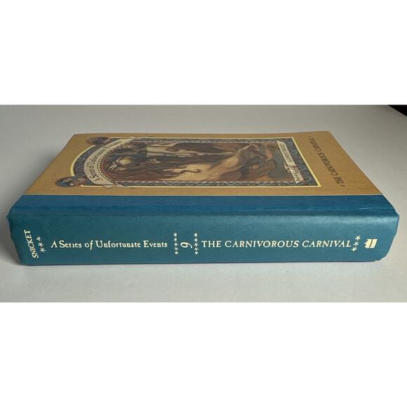 THE CARNIVOROUS CARNIVAL Book 9 Lemony Snicket 1st Edition 1st Printing USA Ed. - Picture 3 of 9